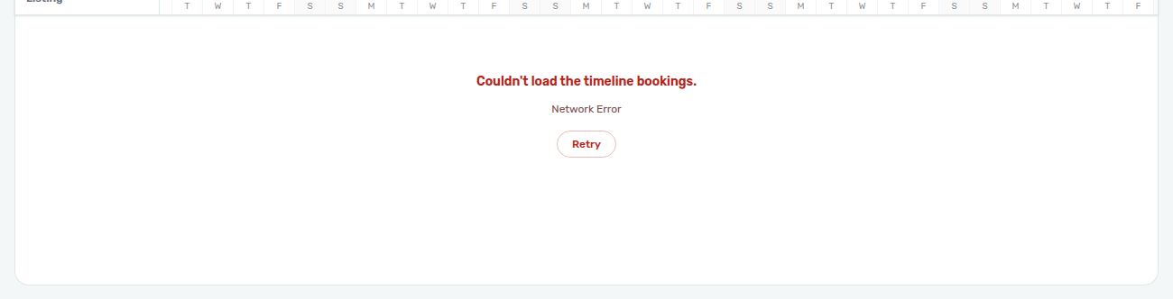 Bookings Timeline — axis/bars load failure panel with Retry (#2310)