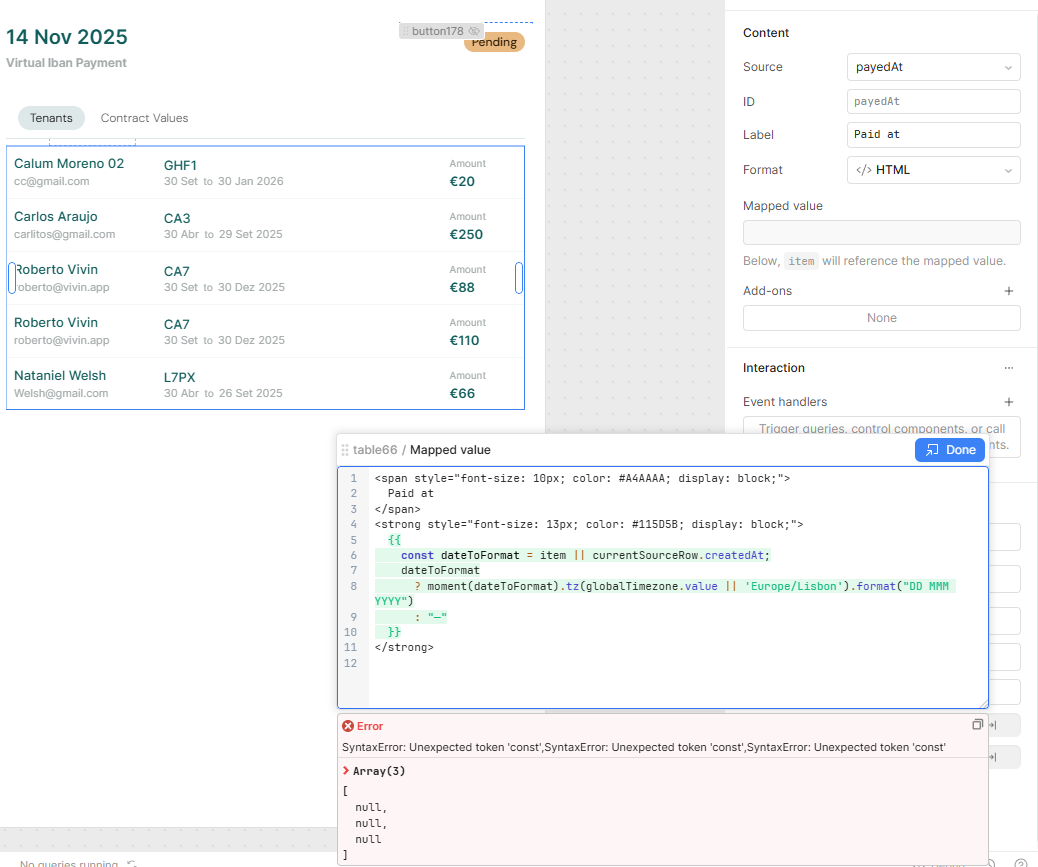 Paid At Date — Incorrect