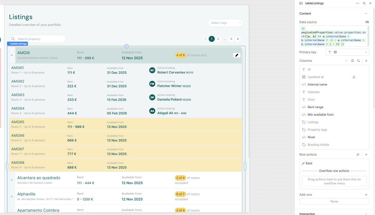 Listing with Booking Sidebar Open