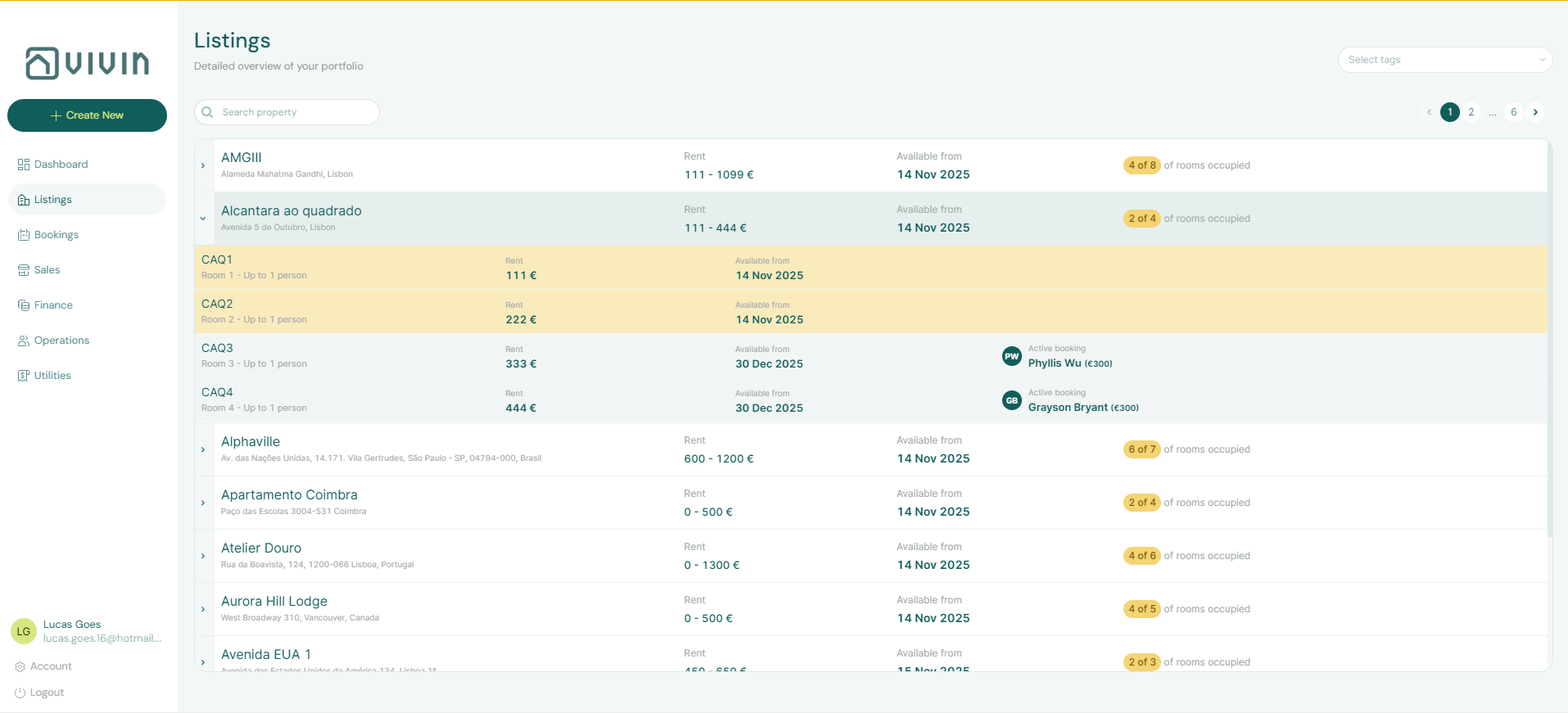 Listings Module Overview