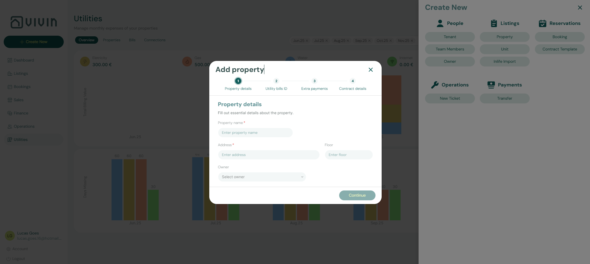Contract Details Step