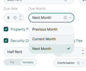 Property Contract Tab