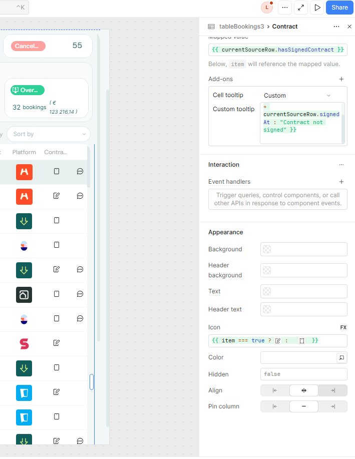 Utilities Properties Tab Bill Connections