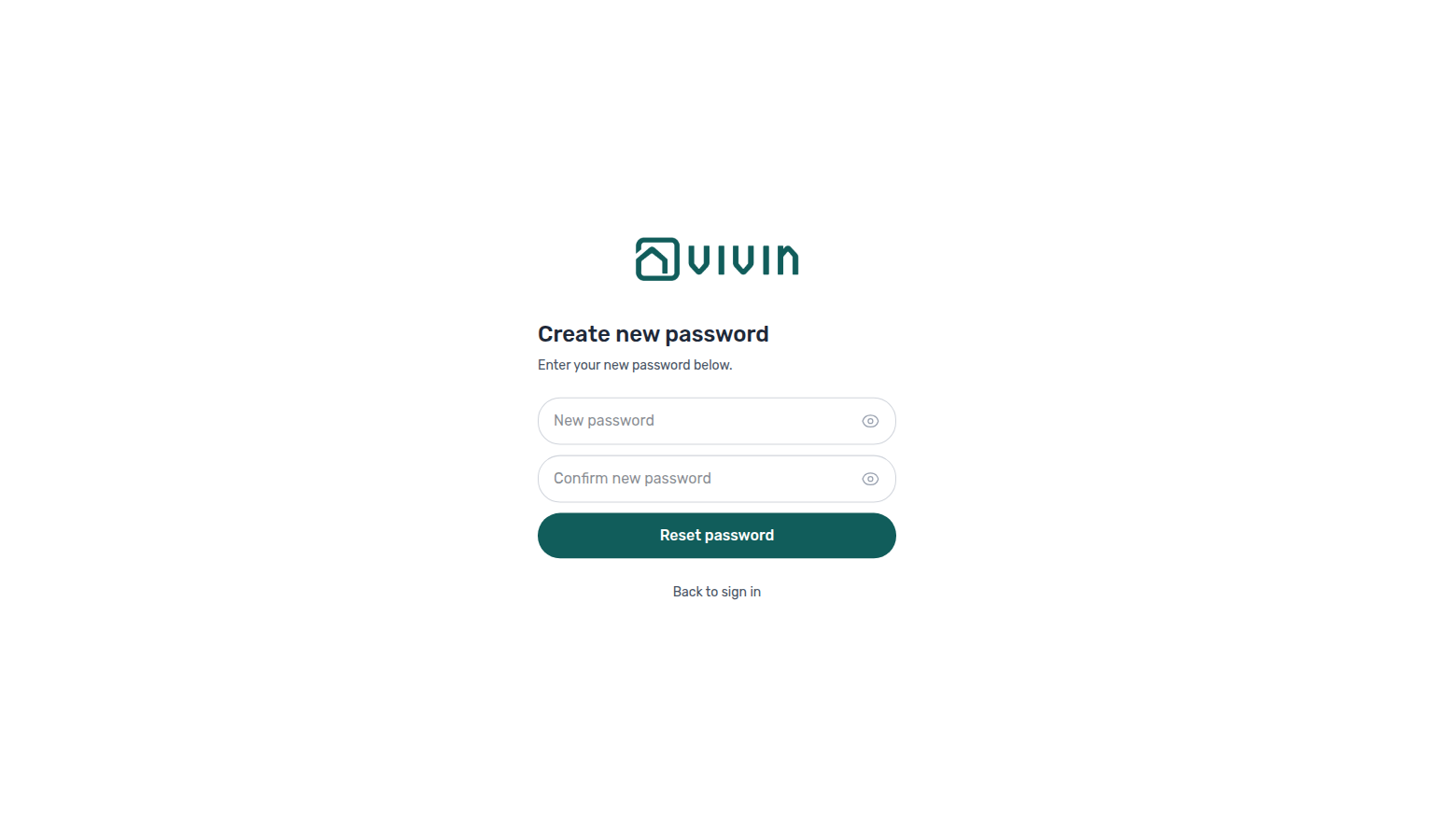Management password reset — invalid or expired token message